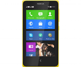nokia x front yellow home
