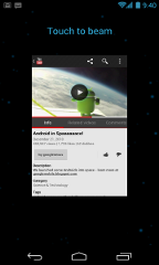 android 4.0 features anfroid beam